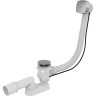 Сифон ALCAPLAST A51CRM-100 для ванны автомат, комплект, хромированный пластик/пластик, длина 100 см