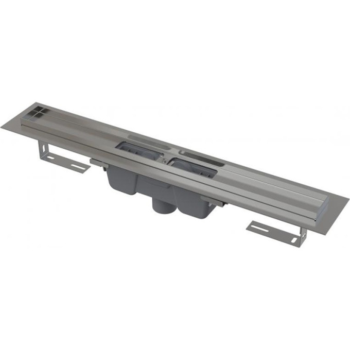 Водоотводящий желоб ALCAPLAST APZ1001S-300 с порогами для перфорированной решетки, вертикальный сток